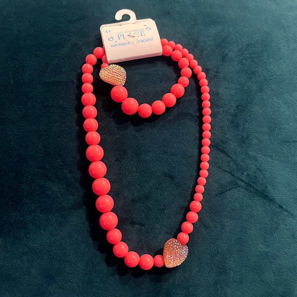 CHILDREN’S PLACE GIRL NECKLACE AND BRACELET NWT